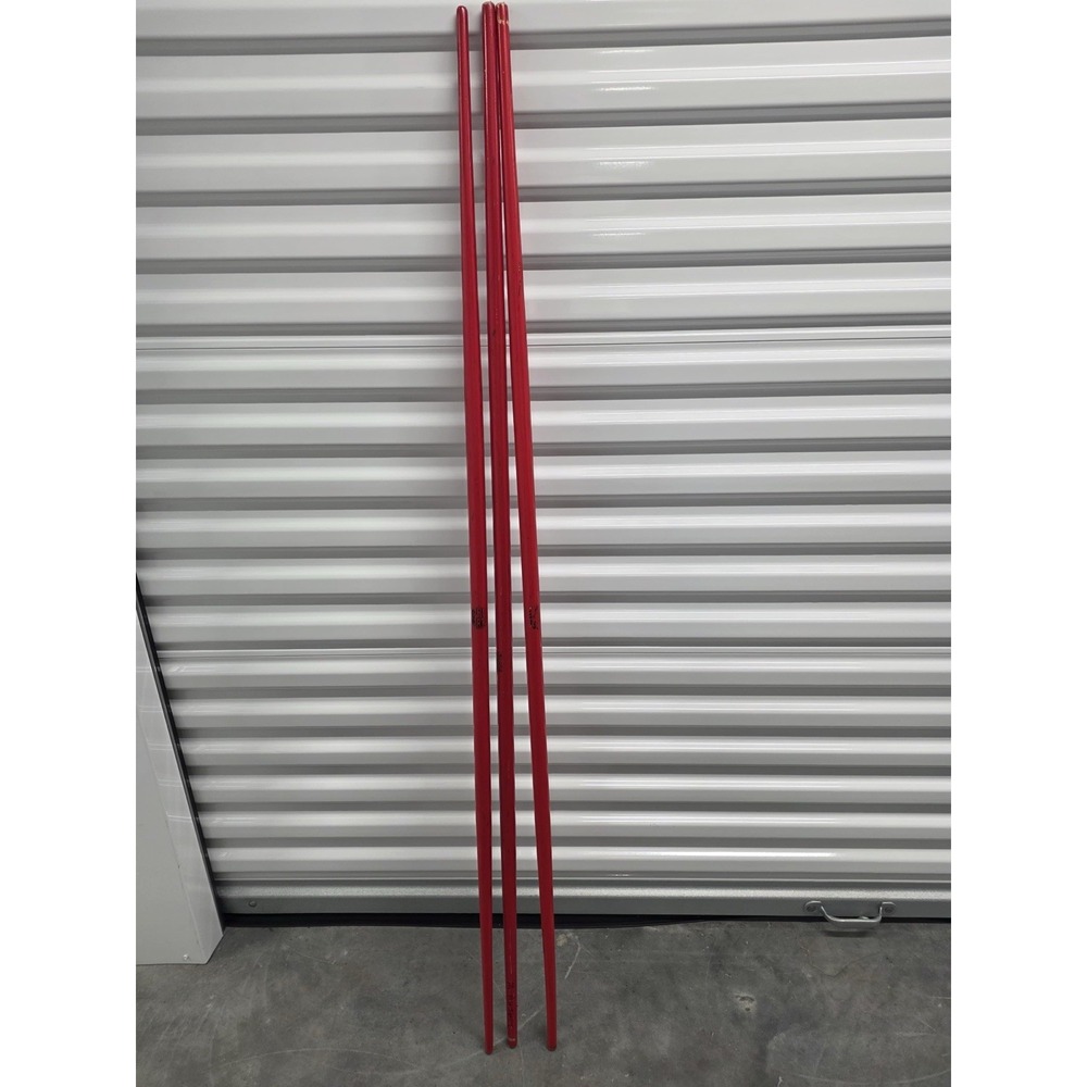 Lot of 3 ProForce Red Bo Staff 60" 5 Ft Martial Arts Karate Training
